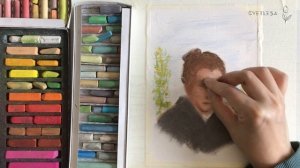 Грунт для пастели своими руками | Портрет сухой пастелью