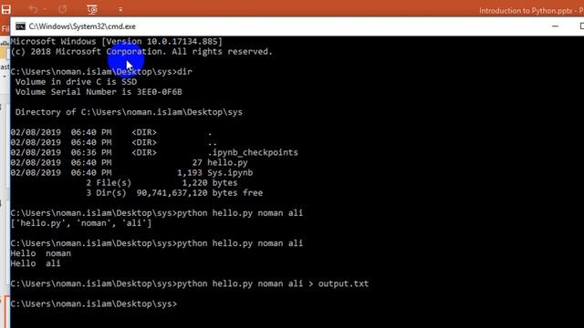 Python sys module