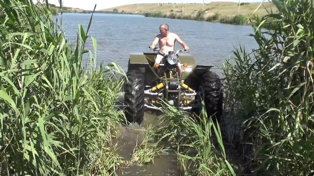 Плавающий квадроцикл из "Урала" смотреть онлайн