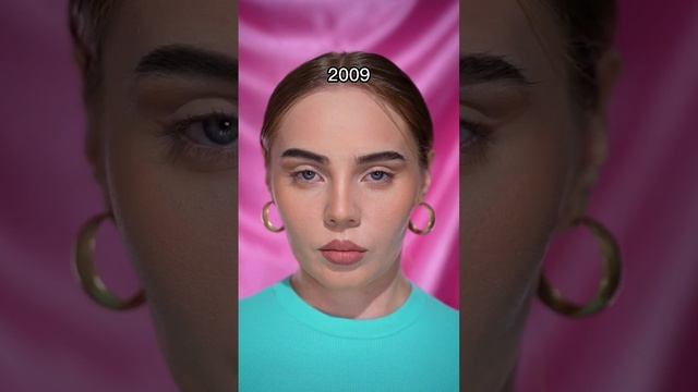 Как меняются тренды на брови #макияж #красота #бьютиблогер #макияжбровей