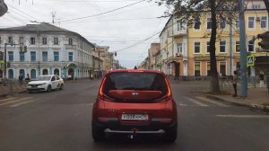 Троллейбус, 1-й маршрут (целиком). Ярославль. Вид из кабины.