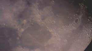 Moonscape - Lifecam VX1000 webcam / 90mm short-tube refractor