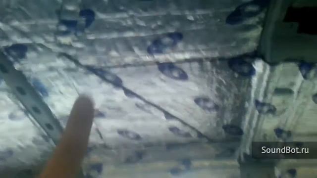 виброизоляция крыши автомобиля (шумоизоляция)