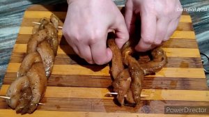 КУРИНЫЕ КОСИЧКИ - Оригинальное  Блюдо из Куриного филе! Готовлю их Мужу ЧЕРЕЗ ДЕНЬ!