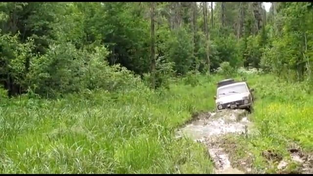 Toyota noah и Нива 3D до Немкино по лайту. смотреть онлайн