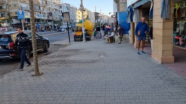 Торговая улица в Хургаде?Какие отели находятся? Какие цены на фрукты? Шератон/Хургада/ Египет смотреть онлайн