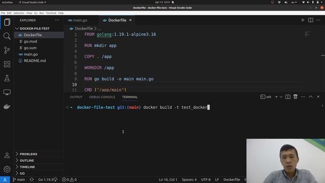 Dasturchilar uchun docker 3-qism: Docker file, image va container ustida amalyot. #docker #dasturch смотреть онлайн