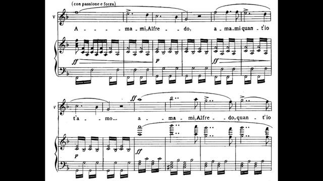 Maria Callas Giuseppe di Stefano La Traviata full opera (1952 live, WITH SCORE)