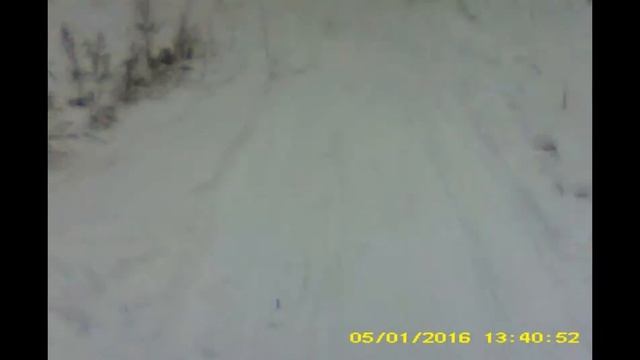 Самодельный снегоход с подвеской Polaris Rush. Испытание подвески. смотреть онлайн