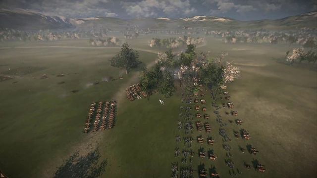 10 Cavalry Units Against 40 Canons Using Shrapnel Shots - Total War Shogun 2 смотреть онлайн