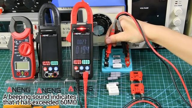 ANENG ST212 DC/AC Current Digital Clamp Meter смотреть онлайн