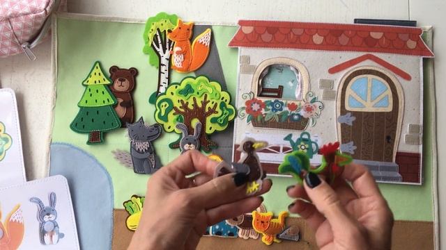 Коврик со сказками. Уникальный ирговой набор из фетра для детей от 3 лех смотреть онлайн