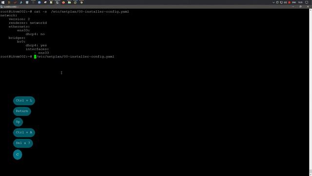 Создание Bridge с помощью Netplan | Kernel-based Virtual Machine (KVM) | Ubuntu 21.04 Server смотреть онлайн