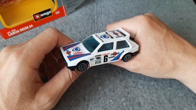 Lancia Delta S4 легенда группы B от Bburago в масштабе 1:43 смотреть онлайн