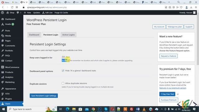 How to Increase Auto Logout Session in WordPress | Stay Logged-in for a Longer Period | Two Ways смотреть онлайн