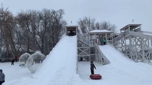 05.01.2021, сходили на спектакль в Экият и покатались на ватрушке