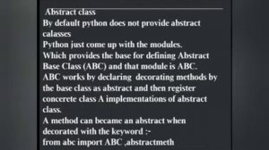 How Abstraction is Achieved in Python ?