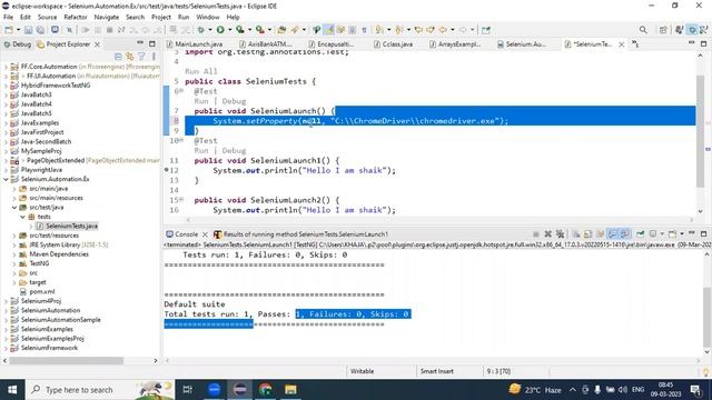 Setting Selenium Maven Project -Part1