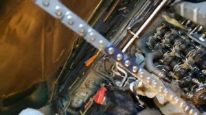 Некоторые моменты по установки цепи Mitsubishi Pajero III двигатель 4M41.