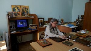 Мастер-класс "Удаление загрязнений с поверхности иконы"