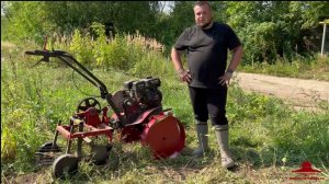 Картофелекопалка грохотная ККВ и мотоблок Ока