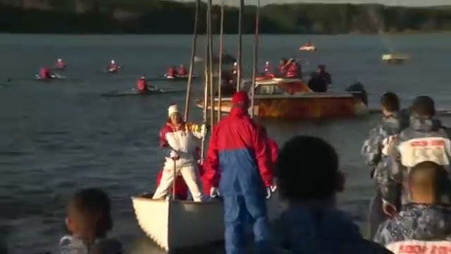 Калуга. Эстафета Олимпийского огня. 13.10.13. 7 день. смотреть онлайн