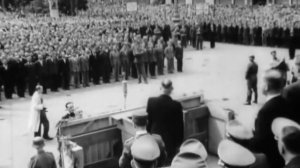 Парад добровольців дивізії Ваффен СС 'Галичина'  Львів 18 липня 1943 року.mp4