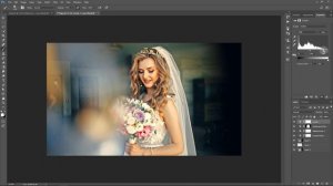 Moody Wedding Photo Editing Photoshop Tutorial - Soft Look Effect