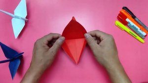 Бумажная птичка оригами  TSURU  Как сделать бумажную птичку оригами птичка