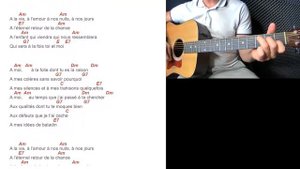Tuto guitare Joe Dassin - A toi (Accords et Paroles)