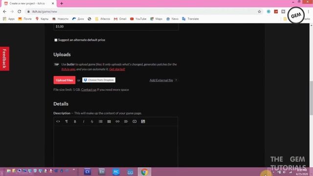 Publish your game on Itch.io | GDevelop 5