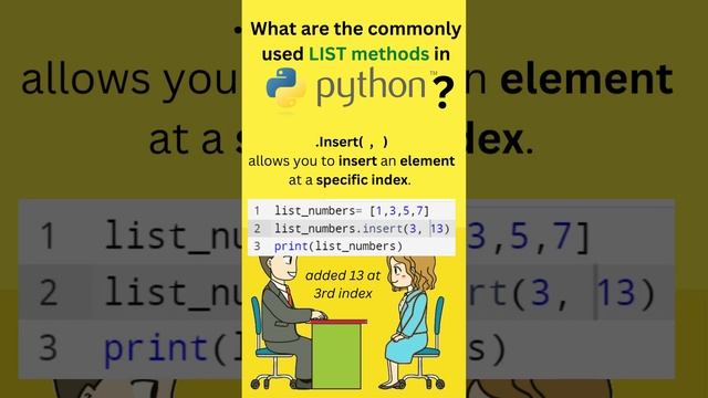 What are List Methods in Python | Append, Insert, Pop, Extend, Sort | Most Asked Interview Question