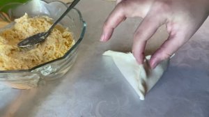 Ең оңай самса с сыром Самый быстрый и вусный самса с сыром
