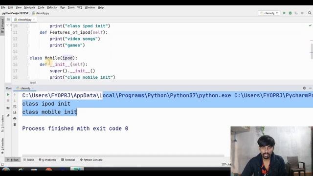 Super() function in Python | Super with Multilevel and Multiple Inheritance in Python Hindi #11