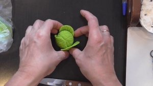 Соленое тесто. Выпуск 55. Как слепить капусту / мастер-класс «овощи-фрукты» / часть 1