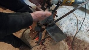 Ручной культиватор электрический из Болгарки и воздушной дрели Рационализатор Виталий Николаевич