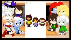 реакция андертейл на(тик ток в гаче клубе)