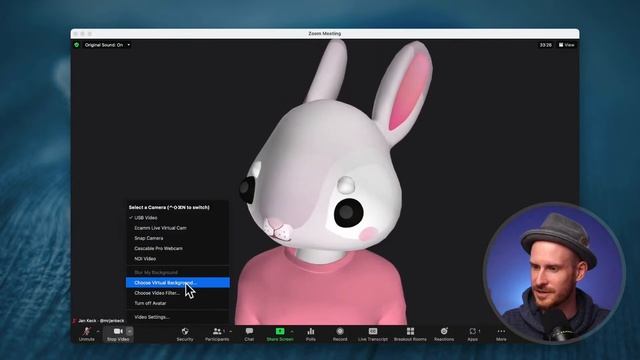 New Zoom 3D Avatars without 3rd party app #zoomtutorial смотреть онлайн