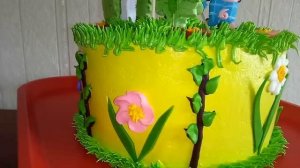 Детский торт Винни Пух и Пятачок