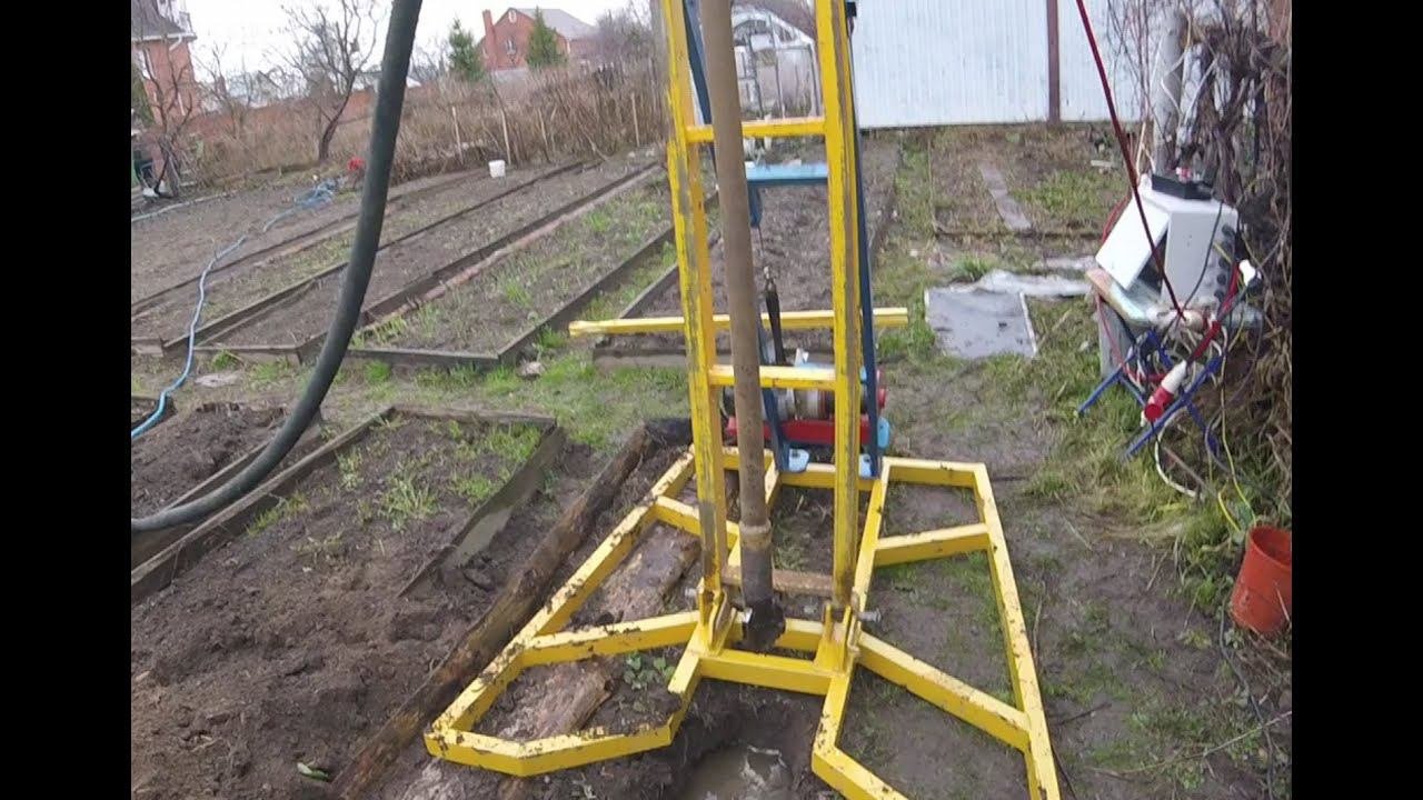 Бурение скважины. Разведка. 26 метров. Well drilling. Intelligence. 26 meters.