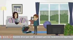 Ciao belli! Учить итальянский язык легко по видео. Урок 37. Тема "Лыжное время" ⛷️
