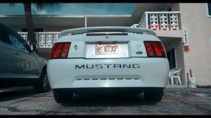 2004 V6 Ford Mustang Loud Muffler Delete Exhaust Sound in 4K