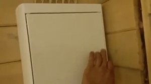 Монтаж ретро проводка в бане из бруса