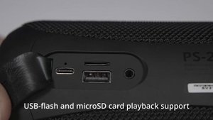 SVEN PS-280 portable speaker with water resistance.