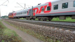 ЧС4Т-385 c поездом  Архангельск - Новороссийск