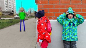 Балди вернулся в РЕАЛЬНОЙ ЖИЗНИ baldi's basics in real life Зачем он пришел?  Рома и Хелпик