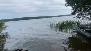 Мобильный холодильник своими руками. Рыбалка на берегу водохранилища. Трофей на колобашки.