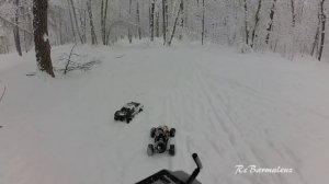 Машины на Радиоуправлении испытание Русской Зимой