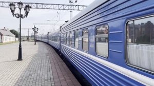 ЧС4Т-371. С поездом №004, "Славянский экспресс" сообщением: Москва - Брест.