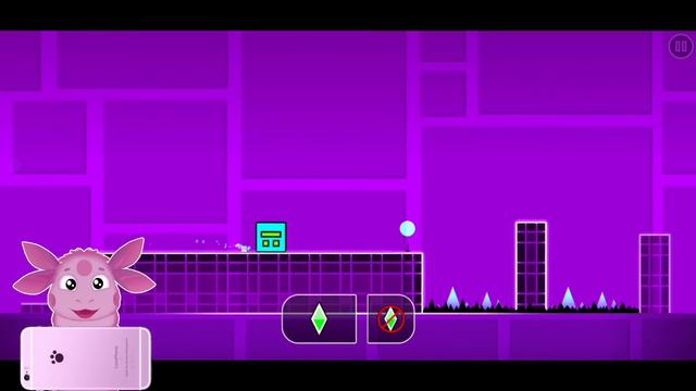Лунтик играет в Geometry Dash - Часть 1 - Stereo Madness